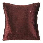 Poszewka dekoracyjna velvet 45x45 bordowa Elizia