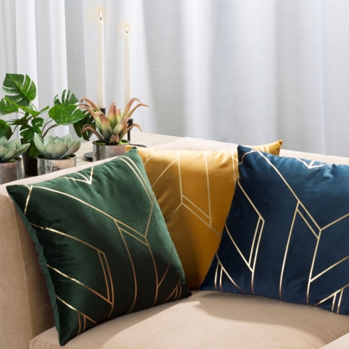 Poszewka dekoracyjna velvet 45x45 ruda Gina