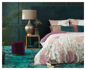 Komplet pościeli z bawełny satynowej 200x220 Kaja