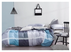 Komplet pościeli dwustronnej 200x220 w krate