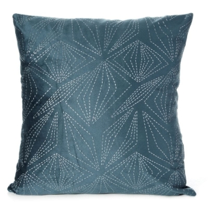 Poszewka dekoracyjna velvet Albi 45x45 granatowo srebrna 