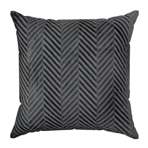 Poszewka dekoracyjna velvet Sofia 45x45 czarna