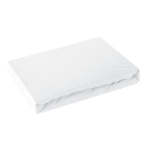 Prześcieradło D91 200x220 jersey z gumką w kolorze białym