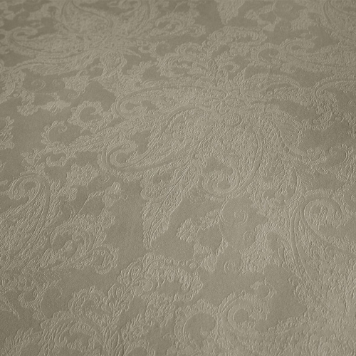 Komplet pościeli adamaszek 160x200 beżowej z żakardowym wzorem