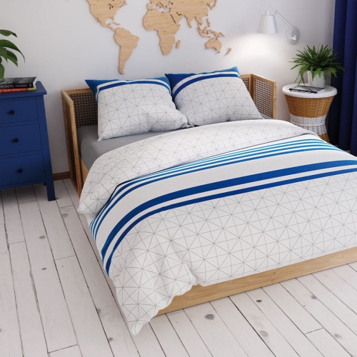 Komplet pościeli z bawełny satynowej 160x200 Marina