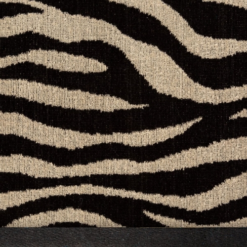 Ręcznik 50x90 Zebra czarno beżowy żakaradowy 