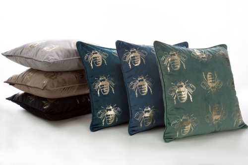 Poszewka dekoracyjna velvet Blink 45x45 ciemno zielona