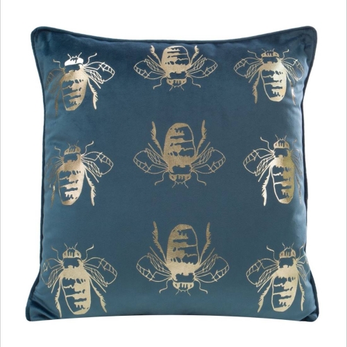 Poszewka dekoracyjna velvet Blink 45x45 niebieska