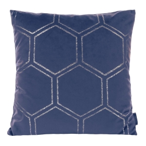 Poszewka dekoracyjna velvet Blink 45x45 granatowa