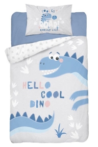 Komplet pościeli bambusowej do łóżeczka 90x120 Dino