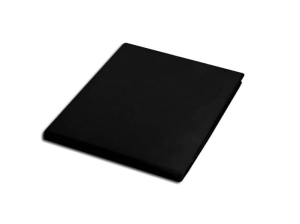 Prześcieradło 200x220 satynowe w kolorze czarnym