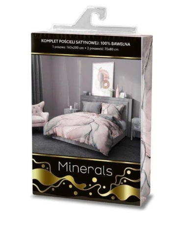 Pościel satyna bawełniana Minerals 160x200