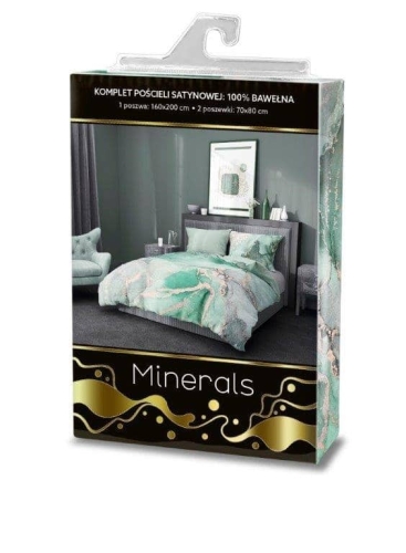 Pościel satyna bawełniana Minerals 160x200