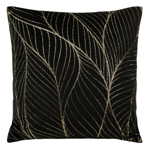 Poszewka dekoracyjna velvet 45x45 czarna