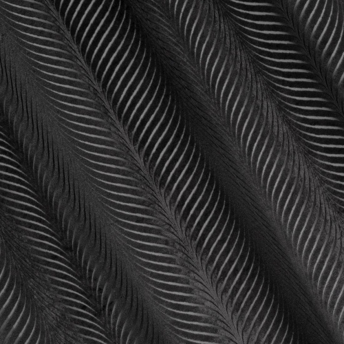 Zasłona Lussi 140x250 czarna przelotki