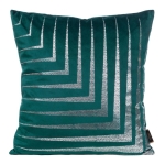 Poszewka dekoracyjna velvet Blink 45x45 ciemno turkusowa