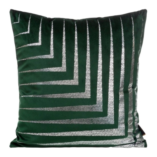 Poszewka dekoracyjna velvet Blink 45x45 ciemno zielona