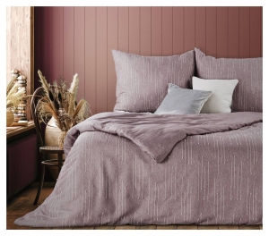Ekskluzywna pościel Terra Collection wrzosowa 220x200 Avinion