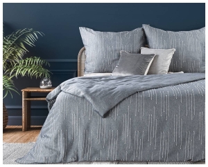 Ekskluzywna pościel Terra Collection jeans 160x200 Palermo
