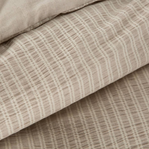 Ekskluzywna pościel Terra Collection w paski 220x200 Seville