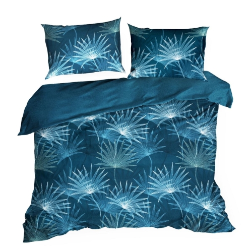 Ekskluzywna pościel Terra Collection granatowa 160x200 Montenegro