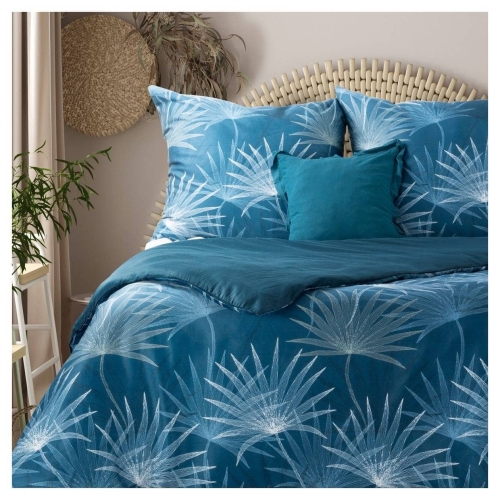 Ekskluzywna pościel Terra Collection granatowa 220x200 Montenegro