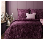 Ekskluzywna pościel Terra Collection burgundowa 160x200 Avinion