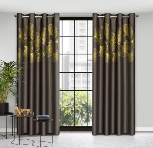 Zasłona Harmony 140x250 brązowa przelotki