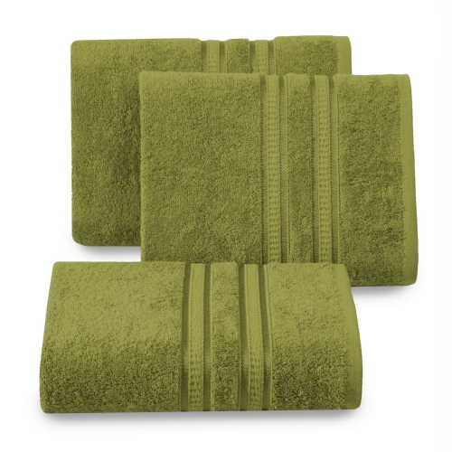 Ręcznik 70x140 Mila oliwkowy bambusowy