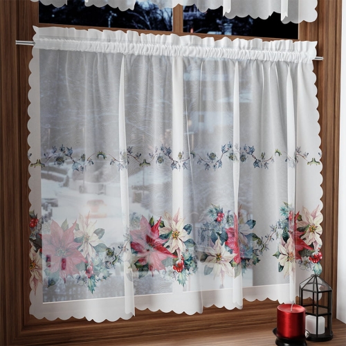 Zazdrostka świąteczna gotowa Gwiazda Betlejemska 60x100 czerwono zielona