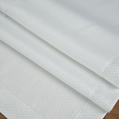 Serweta Julia 85x85 biało srebrna