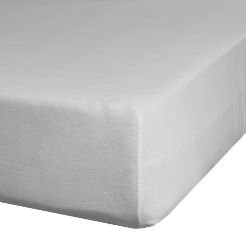 Prześcieradło D91 200x220 jersey z gumką w kolorze srebrnym