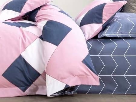 Komplet pościeli dwustronnej 200x220 w romby