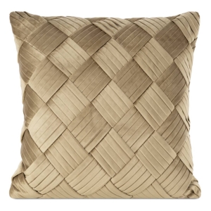 Poszewka velvet beżowa 45x45 Sonia