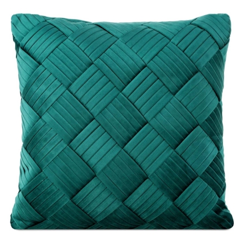 Poszewka velvet ciemno miętowa 45x45 Sonia