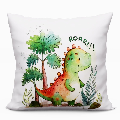 Poszewka z wypełnieniem 40x40 Dinozaur