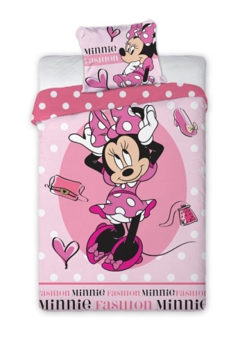 Pościel bawełniana Myszka Minnie 160x200