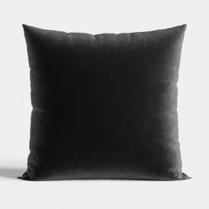 Poszewka velvet 40x40 czarna