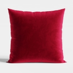 Poszewka velvet 40x40 czerwona