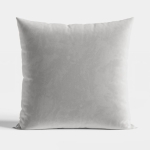 Poszewka velvet 40x40 szara