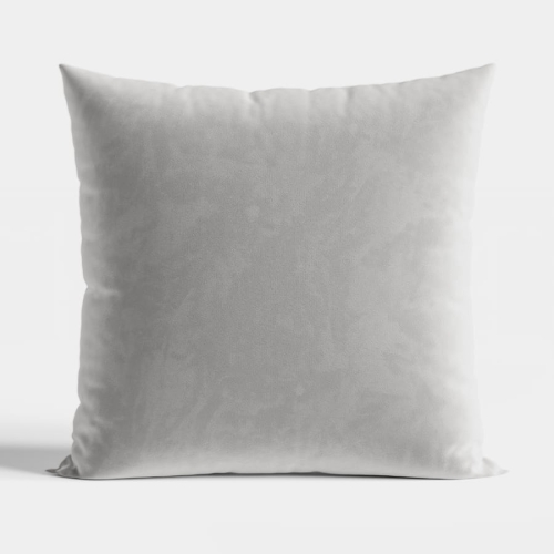 Poszewka velvet 40x40 szara