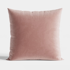 Poszewka velvet 40x40 ciemno pudrowo różowa
