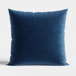 Poszewka velvet 40x40 granatowa