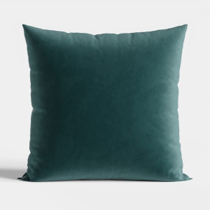 Poszewka velvet 40x40 ciemno turkusowa