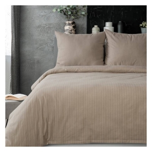 Pościel flanelowa beżowa Esprit 160x200 Premium