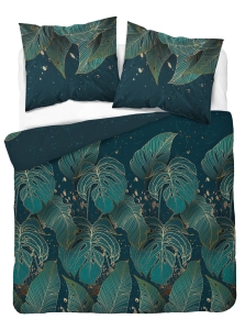 Pościel satyna bawełniana Home Satin 160x200 w złote liście