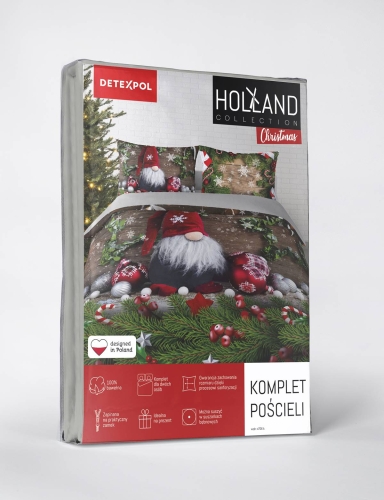 Komplet pościeli świątecznej 220x200 Holland