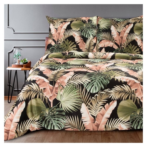 Komplet pościeli z bawełny satynowej 180x200 Nika