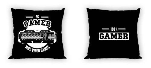 Poszewka bawełniana 40x40 Gamer