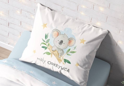 Pościel bawełniana dziecięca 140x200 Koala